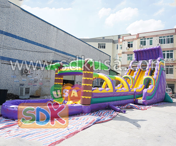 GWS-007 Purple giant water slide - SDKUSA